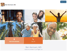 Tablet Screenshot of benkermanimd.com